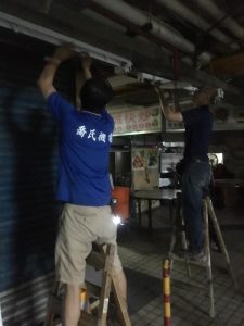 飛利浦節標LED燈安裝在台北市市場