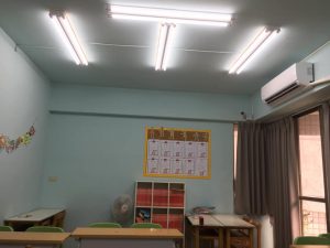 更換北市幼兒園燈具